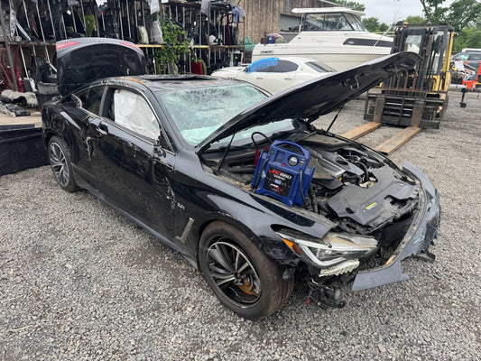Donor vehicle 2018 Infiniti Q60 3.0T Luxe Black - Alshned Auto Parts