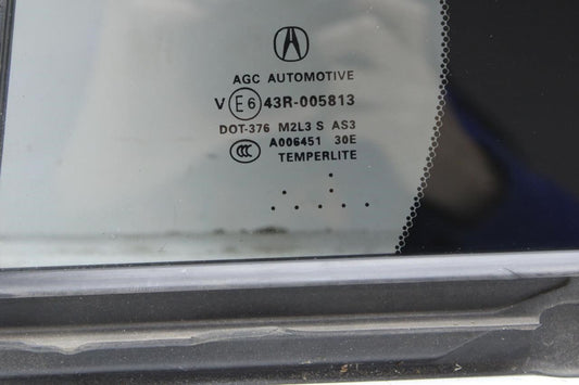 2013-2018 Acura RDX Rear Left Driver Side Door Vent Window Glass 73460-TX4 OEM - Alshned Auto Parts