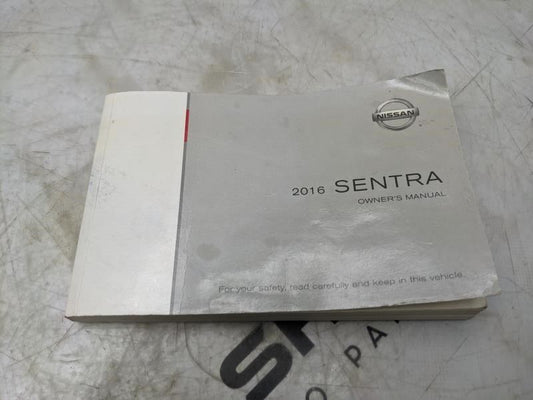 2016 Nissan Sentra Owners Manual Only OM16EM-0B17U1 OEM - Alshned Auto Parts