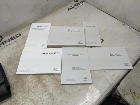 2016 Hyundai Sonata Owners Manual Set with Case GC10-EU62D OEM - Alshned Auto Parts
