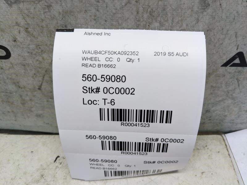 2018-2022 Audi S5 Alloy Wheel R18x8.5 5 Split Spoke 8W0-601-025-DE OEM *ReaD* - Alshned Auto Parts