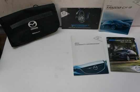 2014 MAZDA CX-9 Owner's Manual Book Case WARRANTY INFORMATION - Alshned Auto Parts