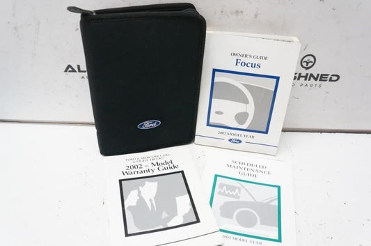 2002 Ford Focus Owner's Guide Warranty Guide Case 2S4J-19A321-BA OEM - Alshned Auto Parts