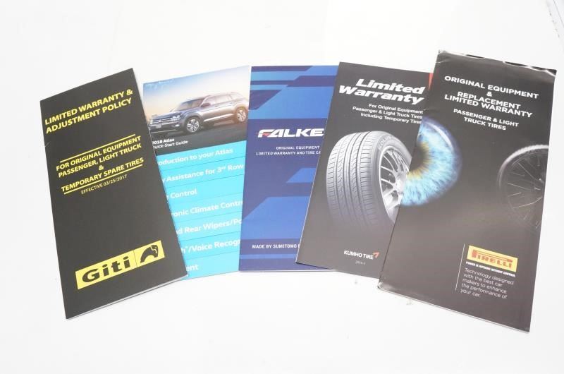 2018 Volkswagen Atlas Owner's Guide Book Case 3CN012723BC - Alshned Auto Parts