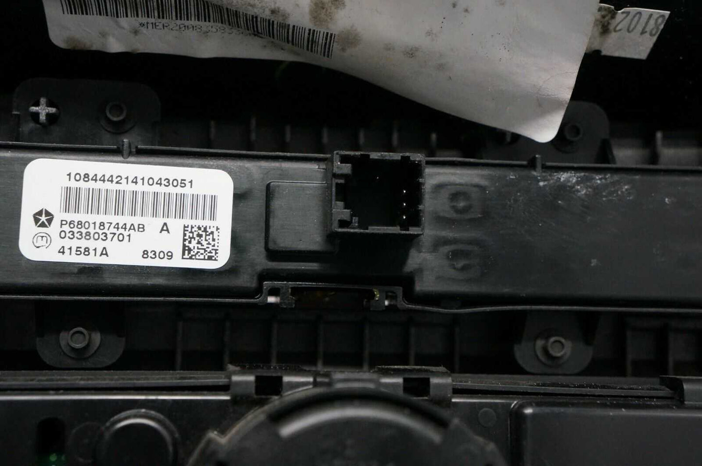 09-10 Dodge Journey AC Heater Climate Control Air Vent Faceplate 68018744AB OEM - Alshned Auto Parts