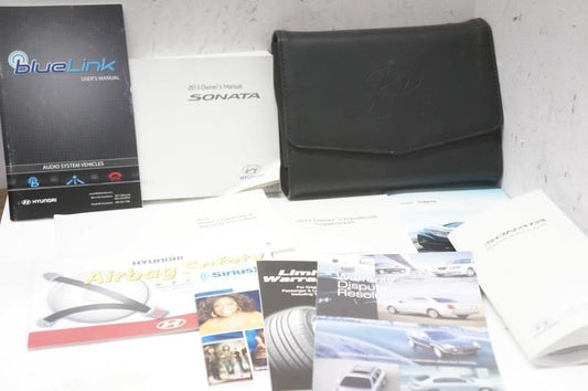 2013 Hyundai Sonata Owner's Manual Book Set with Case R1915 - Alshned Auto Parts