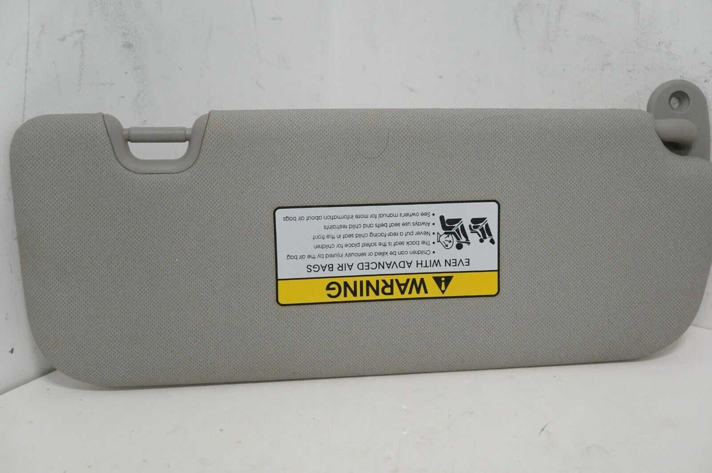 14-16 kia forte driver side left sun visor sunvisor gray 85210a7110ed oem - Alshned Auto Parts