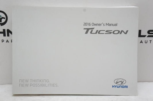 2016 Hyundai Tucson Owner's Manual - Alshned Auto Parts