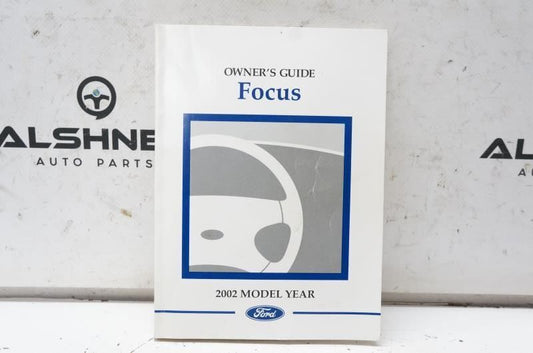 2002 Ford Focus Owner's Guide Warranty Guide Case 2S4J-19A321-BA OEM - Alshned Auto Parts