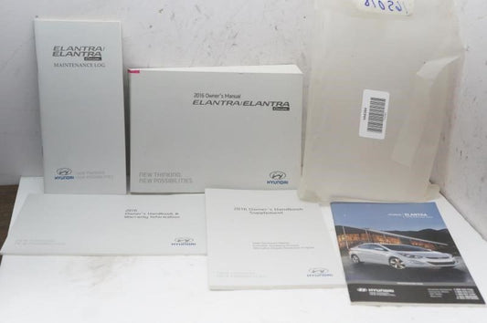 2016 Hyundai Elantra Owner's Manual Book Set with Case VA6384 - Alshned Auto Parts