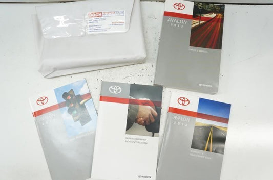 2012 Toyota Avalon Owner's Manual Book Case 01999-41445 OEM - Alshned Auto Parts