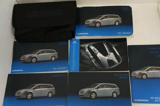 2011 Honda Odyssey Owners Manual Handbook Set w/ Case technology reference guide - Alshned Auto Parts