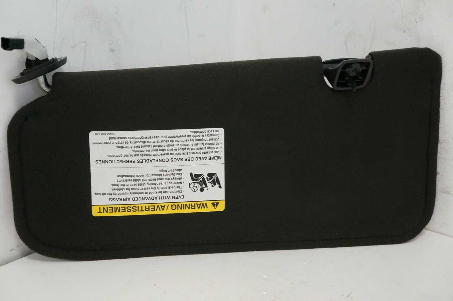 2008 Ford Escape Passenger Right Sun Visor Sunvisor Black 8L8Z-7804104-DC OEM - Alshned Auto Parts