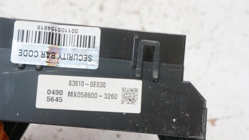 2012 Toyota Highlander Digital Clock Display 83910-0E030 OEM - Alshned Auto Parts