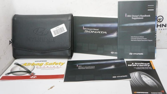 2011 Hyundai Sonata Owner's Manual Book Set with Case - Alshned Auto Parts