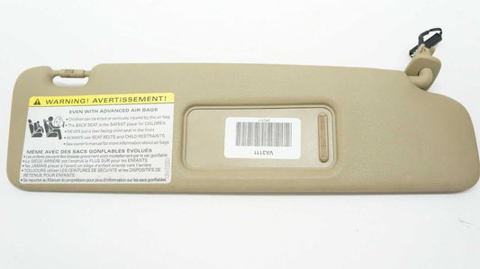 05-08 Audi A4 Passenger Right Side Sun Visor (Beige) OEM 8H0857551M9D6 Sunvisor - Alshned Auto Parts