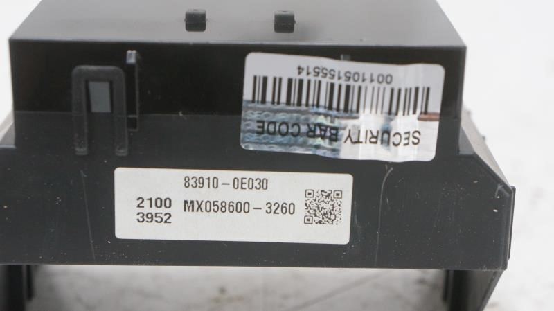 2010 Toyota Highlander Digital Clock Display 83910-0E030 OEM - Alshned Auto Parts