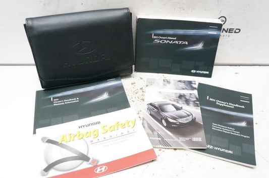 2011 Hyundai Sonata Owner's Guide Book Case AS30-EU02B OEM - Alshned Auto Parts