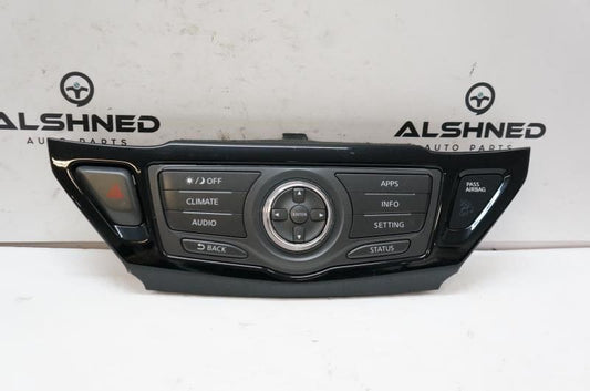 2017-2020 Nissan Pathfinder Information Climate Control Panel 9PJ0A210260 OEM - Alshned Auto Parts