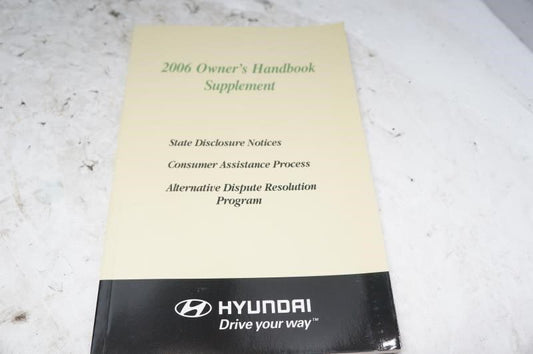 2007 Hyundai Santa Fe Owner's Manual & Warranty Information with Case - Alshned Auto Parts