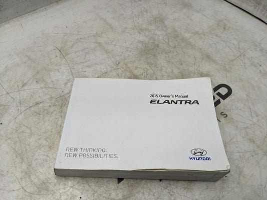 2015 Hyundai Elantra Owners Manual Only A3Y0-EU48D OEM - Alshned Auto Parts