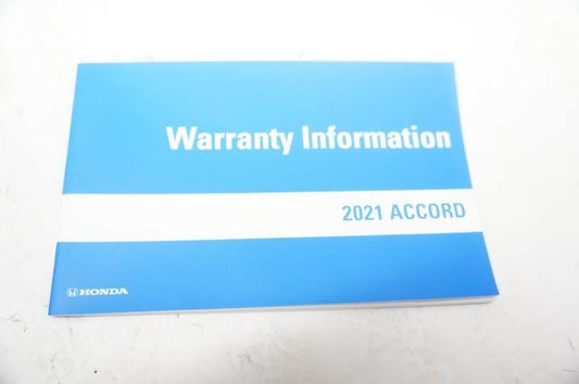 2021 Honda Accord Owner's Guide Book Set with Case - Alshned Auto Parts