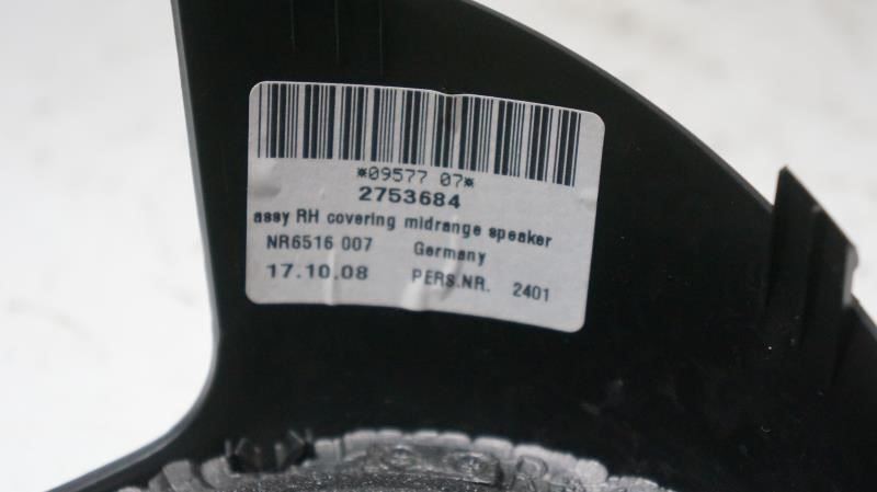 2009 Mini Cooper Passenger Right Front Door Speaker Cover 2753684 OEM - Alshned Auto Parts