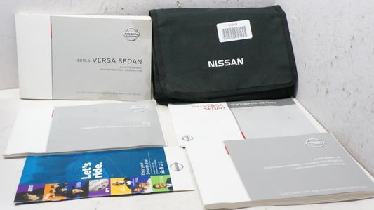 2018 Nissan Versa Sedan Owner's Manual Set with Case - Alshned Auto Parts