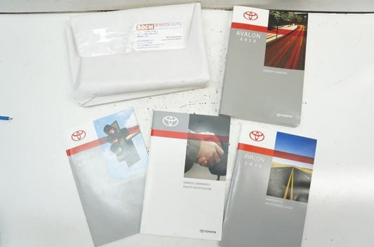 2012 Toyota Avalon Owner's Manual Book Case 01999-41445 OEM - Alshned Auto Parts