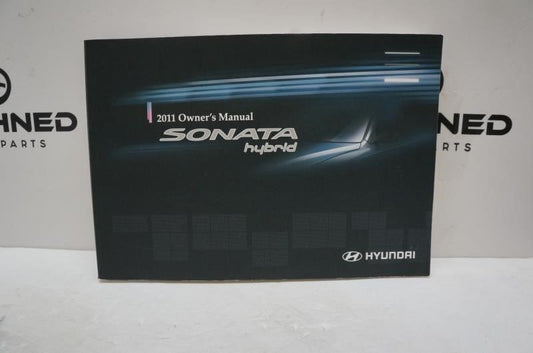 2011 Hyundai Sonata Hybrid Owner Manual Set with Case - Alshned Auto Parts