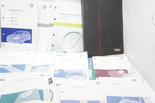 2010 Volkswagen Golf GTI Guide Books Set with Case - Alshned Auto Parts