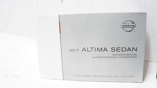 2017 Nissan Altima Sedan Owner's Manual - Alshned Auto Parts