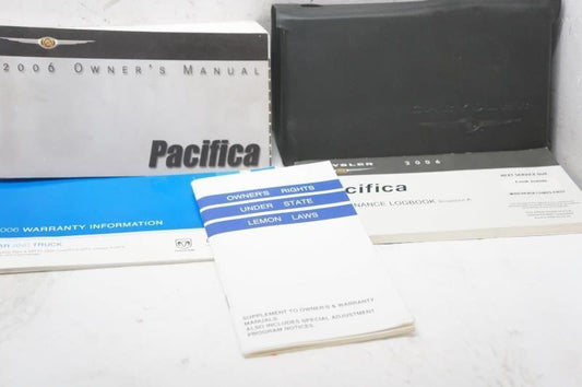 2006 Chrysler Pacifica Owner's Manual Book Set with Case - Alshned Auto Parts