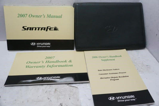 2007 Hyundai Santa Fe Owner's Manual & Warranty Information with Case - Alshned Auto Parts