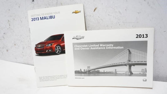 2013 Chevrolet Malibu Getting To Know Your Malibu & Warranty Info Guides - Alshned Auto Parts