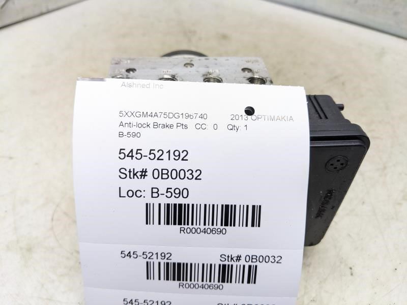 2011-2013 Kia Optima Anti-Lock Brake Pump Control Module 58920-2T550 OEM - Alshned Auto Parts