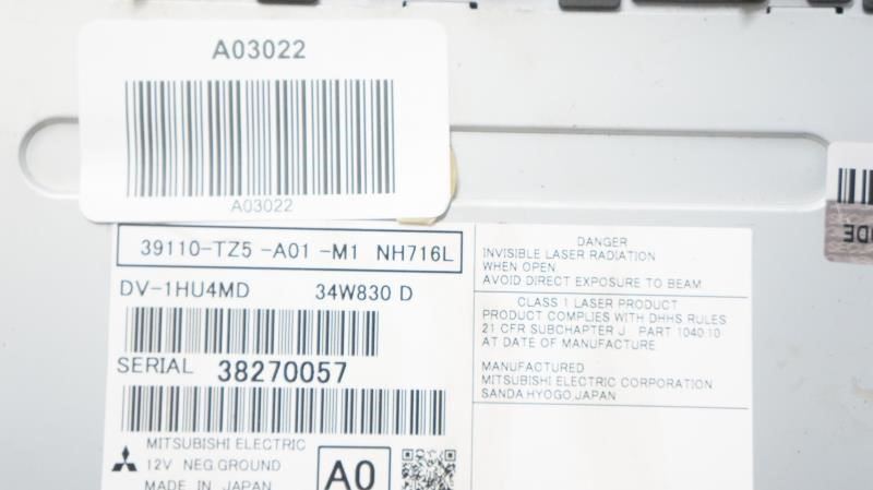 2014-2018 Acura MDX Lower Dash DVD Player 39110-TZ5-A01-M1 OEM - Alshned Auto Parts