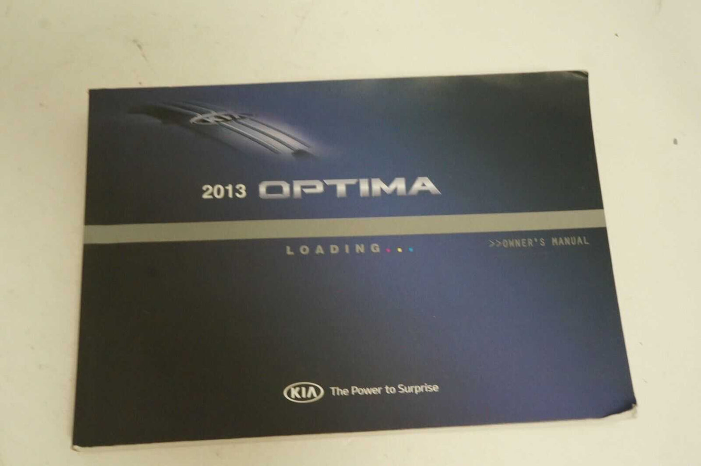 2013 Kia Optima Owners Manual Set + Warranty Guide + Case - Alshned Auto Parts