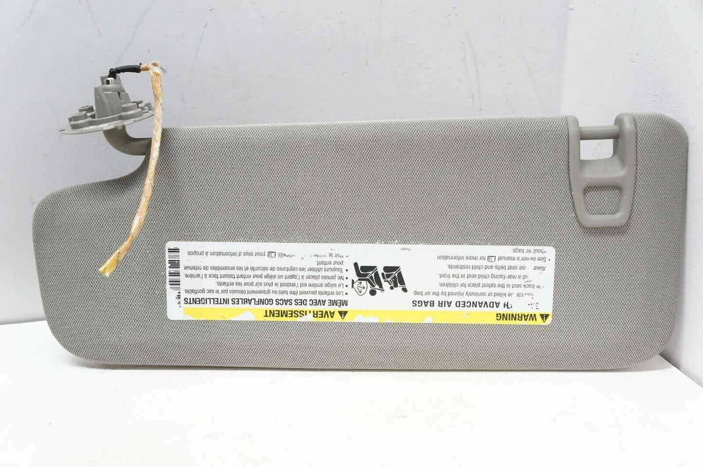 2014-2016 Cadillac ATS CTS Passenger Right Sun Visor Gray 22980477 OEM - Alshned Auto Parts