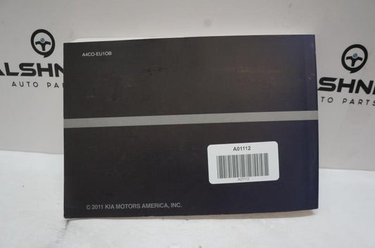 2012 Kia Optima Owner's Manual - Alshned Auto Parts