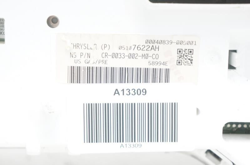 06-08 Chrysler PT Cruiser Speedometer Cluster Unknown Mile CR-0033-002-M0-CO OEM - Alshned Auto Parts