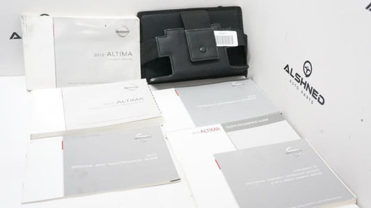 2012 Nissan Altima Owner's Manual Book Set with Case - Alshned Auto Parts