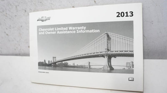 2013 Chevrolet Malibu Getting To Know Your Malibu & Warranty Info Guides - Alshned Auto Parts