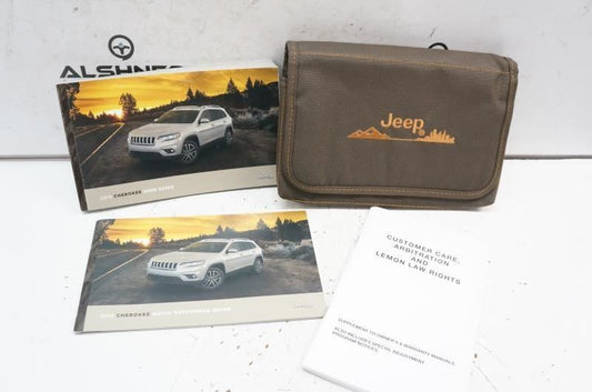 2019 Jeep Cherokee User Guide Book Quick Reference Guide Case 19KL-926-AA OEM - Alshned Auto Parts