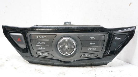 2013-2016 Nissan Pathfinder Audio Climate Info Control Panel 9PJ0A-210260 OEM - Alshned Auto Parts