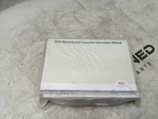 2019 Kia Forte Owners Manual Set DLS4-EU8OB OEM - Alshned Auto Parts