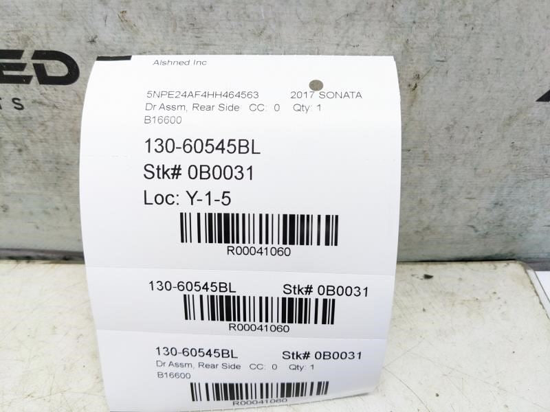 2015-2017 Hyundai Sonata Rear Left Door Shell Panel 77003-C1000 OEM - Alshned Auto Parts
