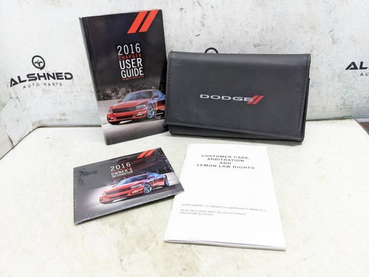2016 Dodge Charger User Guide set with Case 16D481-926-AA OEM - Alshned Auto Parts