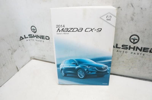 2014 Mazda CX-9 Owners Manual set with Case 8DA3-EA-13G OEM - Alshned Auto Parts