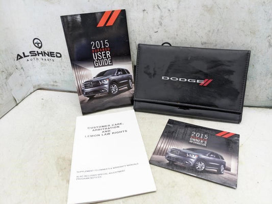 2015 Dodge Durango User Guide set with Case 15WD01-926-AA OEM - Alshned Auto Parts